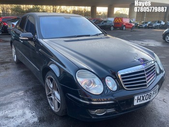 Location: Hayes - 2008 MERCEDES E220 AVANTGARDE CDI A 4 Door Saloon REG: HX08FVU, Keys: No, MOT Expiry date: 21/05/2026, 2148 Diesel, 5 Speed Auto Diesel, Former Keepers: 5