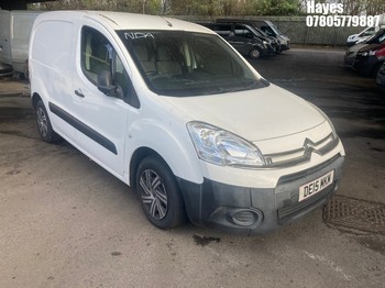 Location: Hayes - 2015 CITROEN BERLINGO 625 ENTERPRISE H Panel Van REG: DE15MKM, Keys: No, MOT Expiry date: 02/09/2026, 1560 Diesel, 5 Speed Manual Diesel, Former Keepers: 5