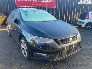 Location: Stapleford - 2015 SEAT LEON FR TECHNOLOGY TSI 5 Door Hatchback REG: M33UNB, Keys: No, MOT Expiry date: 12/01/2026, 1395 Petrol, 6 Speed Manual Petrol, Former Keepers: 6