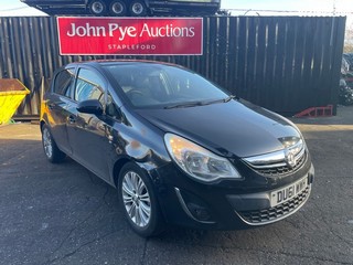 Location: Stapleford - 2011 VAUXHALL CORSA SE 5 Door Hatchback REG: DU61WWH, Keys: Yes, MOT Expiry date: 05/11/2025, 1398 Petrol, 5 Speed Manual Petrol, Former Keepers: 2