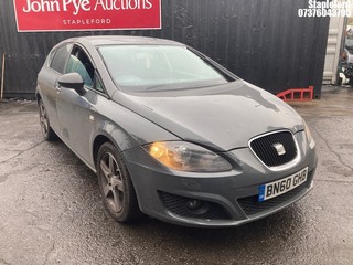 Location: Stapleford - 2010 SEAT LEON S 5 Door Hatchback REG: BN60GHB, Keys: Yes, MOT Expiry date: 09/09/2026, 1390 Petrol, 5 Speed Manual Petrol, Former Keepers: 7