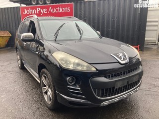 Location: Stapleford - 2009 PEUGEOT 4007 SPORT XS HDI Estate REG: GL09MXW, Keys: Yes, MOT Expiry date: 19/12/2025, 2179 Diesel, 6 Speed Manual Diesel, Former Keepers: 4