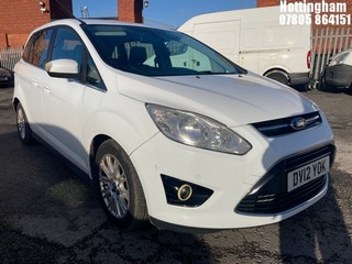 Location: Nottingham - 2012 FORD GRAND C-MAX TITANIUM TDCI MPV REG: DV12YOK, 1997cc Diesel, 6 Speed Auto Diesel, Former Keepers: 4, Keys: Yes, MOT Expiry date: 26/08/2026
