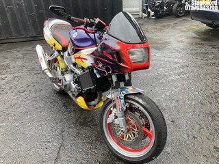 Location: Stapleford - 1997 HONDA VTR1000 F Motorcycle REG: P833RUR, Keys: Yes, MOT Expiry date: 28/07/2026, 996 Petrol,, Former Keepers: 13