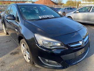 Location: Manchester - 2012 VAUXHALL ASTRA SRI 5 Door Hatchback REG: DE62GBZ, 1398 Petrol, 5 Speed Manual Petrol, Former Keepers: 6, Keys: No, MOT Expiry date: 04/01/2026