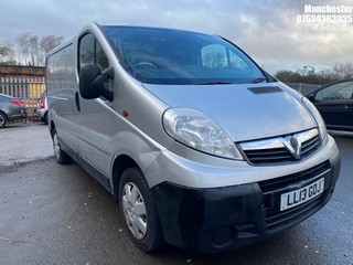 Location: Manchester - 2013 VAUXHALL VIVARO 2700 CDTI 113 SWB PANEL VAN REG: LL13GOJ, 1995cc DIESEL, 6 SPEED MANUAL DIESEL, Former Keepers: 9, Keys: No, MOT Expiry date: 06/10/2025