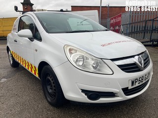 Location: Nottingham - 2009 VAUXHALL CORSA CDTI CAR DERIVED VAN REG: WP58GJY, 1248CC DIESEL, 5 SPEED MANUAL DIESEL, Former Keepers: 3, Keys: Yes, MOT Expiry date: 30/10/2025