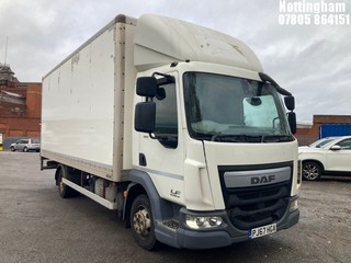 Location: Nottingham - 2017 DAF TRUCKS LF BOX VAN REG: PJ67HGA, 4500cc DIESEL, MANUAL DIESEL, Former Keepers: 1, Keys: Yes, MOT Expiry date: 31/10/2025