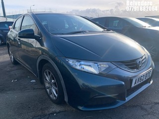 Location: BELVEDERE - 2012 HONDA CIVIC I-DTEC SE 5 Door Hatchback REG: AV62BTE, 2199cc Diesel, 6 Speed Manual Diesel, Former Keepers: 6, Keys: No, MOT: Expiry date12.11.2025