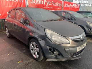Location: Belvedere - 2014 VAUXHALL CORSA SXI AC 5 Door Hatchback REG: SD14KCZ, Keys: No, MOT Expiry date: 24/09/2025, 1229 Petrol, 5 Speed Manual Petrol, Former Keepers: 6