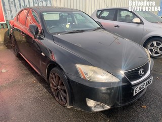 Location: Belvedere - 2008 LEXUS IS 250 SR AUTO 4 Door Saloon REG: EJ08XWB, Keys: No, MOT Expiry date: 28/04/2024, 2499 Petrol, 6 Speed Auto Petrol, Former Keepers: 7