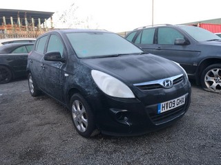 Location: Edinburgh - 2009 HYUNDAI I20 COMFORT 5 Door Hatchback REG: HV09GHX, Keys: No, MOT Expiry date: 23/07/2026, 1396 Petrol, 5 Speed Manual Petrol, Former Keepers: 4