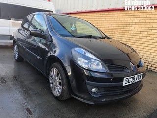 Location: Edinburgh - 2008 RENAULT CLIO SX DYNAMIQUE 16V 3 Door Hatchback REG: SG08AYM, Keys: No, MOT Expiry date: 08/05/2025, 1149 Petrol, 5 Speed Manual Petrol, Former Keepers: 7