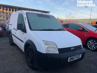 Location: Edinburgh - 2007 FORD TRANSIT CONN T220 L90 Panel Van REG: BN07KZC, Keys: No, MOT Expiry date: 23/10/2025, 1753 Diesel, 5 Speed Manual Diesel, Former Keepers: 4