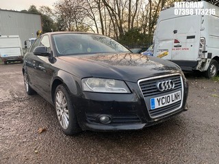 Location: MITCHAM - 2010 AUDI A3 SE 158 TFSI 5 Door Hatchback REG: YC10LNH, 1798cc Petrol, 6 Speed Manual Petrol, Former Keepers: 6, Keys: No, MOT: Expiry date22/04/2026