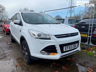 Location: Mitcham - 2015 FORD KUGA TITANIUM X 5 Door Hatchback REG: EF65EBG, Keys: No, MOT Expiry date: 12/09/2025, 1498 Petrol, 6 Speed Manual Petrol, Former Keepers: 4