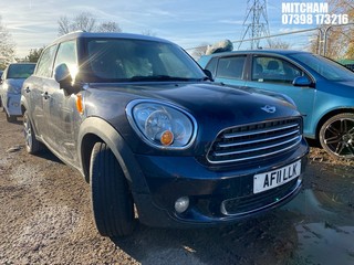 Location: Mitcham - 2011 MINI COUNTRYMAN COOPER AUTO 5 Door Hatchback REG: AF11LLK, Keys: No, MOT Expiry date: 03/01/2026, 1598 Petrol, 6 Speed Auto Petrol, Former Keepers: 4
