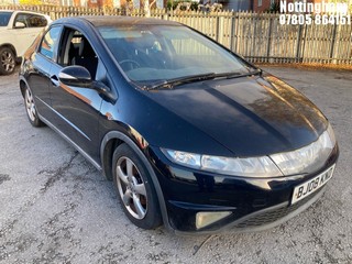 Location: Nottingham - 2008 HONDA CIVIC ES I-CTDI 5 Door Hatchback REG: BJ08KND, Keys: No, MOT Expiry date: 29/10/2024, 2204 Diesel, 6 Speed Manual Diesel, Former Keepers: 6