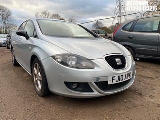 Location: Mitcham - 2010 SEAT LEON TSI SPORT 5 Door Hatchback REG: FJ10AVK, Keys: No, MOT Expiry date: 28/11/2025, 1390 Petrol, 6 Speed Manual Petrol, Former Keepers: 7