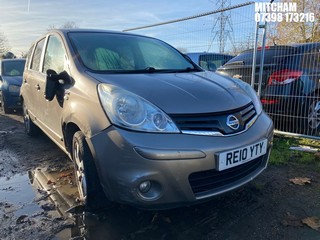 Location: Mitcham - 2010 NISSAN NOTE N-TEC AUTO MPV REG: RE10YTY, Keys: No, MOT Expiry date: 24/03/2026, 1598 Petrol, 4 Speed Auto Petrol, Former Keepers: 4