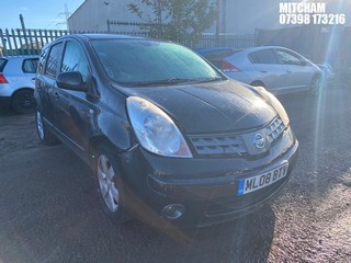 Location: Mitcham - 2008 NISSAN NOTE TEKNA AUTO MPV REG: ML08BTV, Keys: No, MOT Expiry date: 05/08/2025, 1598 Petrol, 4 Speed Auto Petrol, Former Keepers: 5