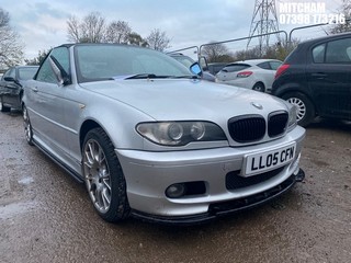 Location: Mitcham - 2005 BMW 318 CI SE Convertible REG: LL05CFN, Keys: No, MOT Expiry date: 27/11/2025, 1995 Petrol, 5 Speed Manual Petrol, Former Keepers: 12
