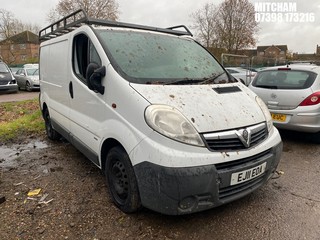 Location: Mitcham - 2011 VAUXHALL VIVARO 2900 CDTI 89 SWB Panel Van REG: EJ11EOA, Keys: No, MOT Expiry date: 10/10/2025, 1995 Diesel, 6 Speed Manual Diesel, Former Keepers: 4
