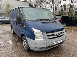 Location: Mitcham - 2008 FORD TRANSIT 85 T260S FWD Panel Van REG: LF58YTA, Keys: No, MOT Expiry date: 04/10/2024, 2198 Diesel, 5 Speed Manual Diesel, Former Keepers: 1