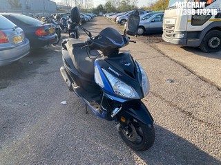 Location: Mitcham - 2022 LEXMOTO TITAN 125 Motorcycle REG: WJ22TWX, Keys: No, MOT Expiry date: 05/04/2025, 125 Petrol, Automatic, Former Keepers: 2