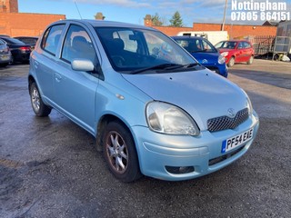 Location: Nottingham - 2004 TOYOTA YARIS T SPIRIT 5 Door Hatchback REG: PF54EAE, Keys: No, MOT Expiry date: 11/02/2026, 1299 Petrol, 5 Speed Manual Petrol, Former Keepers: 4
