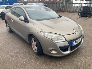 Location: Nottingham - 2011 RENAULT MEGANE D-QUE TT DCIFAP110 Coupe REG: LP60KLJ, Keys: No, MOT Expiry date: 05/12/2024, 1461 Diesel, 5 Speed Manual Diesel, Former Keepers: 6