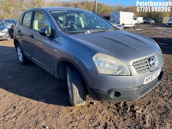 Location: Peterborough - 2007 NISSAN QASHQAI VISIA DCI 2WD 5 Door Hatchback REG: HY57OLT, Keys: No, MOT Expiry date: 05/03/2026, 1461 Diesel, 6 Speed Manual Diesel, Former Keepers: 4
