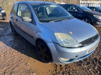 Location: Peterborough - 2005 FORD FIESTA ZETEC 3 Door Hatchback REG: AU05MYL, Keys: No, MOT Expiry date: 02/01/2026, 1242 Petrol, MANUAL, Former Keepers: 8