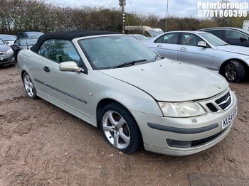 Location: Peterborough - 2004 SAAB 9-3 VECTOR 175 BHP Convertible REG: KU54KPP, Keys: No, MOT Expiry date: 24/08/2024, 2000 Petrol, 5 Speed Manual Petrol, Former Keepers: 3