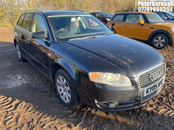 Location: Peterborough - 2005 AUDI A4 SE TDI Estate REG: KY05AVZ, Keys: No, MOT Expiry date: 03/07/2026, 1896 Diesel, 5 Speed Manual Diesel, Former Keepers: 8