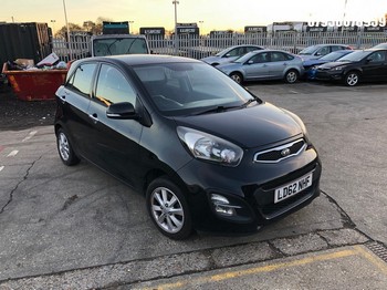 Location: Brentwood - 2012 KIA PICANTO 2 5 Door Hatchback REG: LD62NHF, Keys: No, MOT Expiry date: 23.07.2025, 998 Petrol, 5 Speed Manual Petrol, Former Keepers: 6