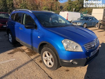Location: Brentwood - 2009 NISSAN QASHQAI VISIA + 2 5 Door Hatchback REG: LS09GVP, Keys: No, MOT Expiry date: 21.04.2025, 1598 Petrol, 6 Speed Manual Petrol, Former Keepers: 3