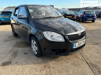Location: Brentwood - 2009 SKODA FABIA 1 HTP 60 5 Door Hatchback REG: EJ59ZKD, Keys: No, MOT Expiry date: 15/07/2025, 1198 Petrol, 5 Speed Manual Petrol, Former Keepers: 1