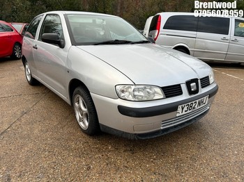 Location: Brentwood - 2001 SEAT IBIZA S 3 Door Hatchback REG: Y382NHJ, Keys: No, MOT Expiry date: 31/03/2026, 1391 Petrol, 5 Speed Manual Petrol, Former Keepers: 4