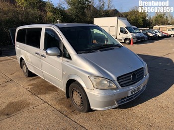 Location: Brentwood - 2014 MERCEDES-BENZ VITO 113 CDI TRAVELINER MPV REG: YF14HHT, Keys: No, MOT Expiry date: 26.11.2024, 2143 Diesel, 6 Speed Manual Diesel, Former Keepers: 10