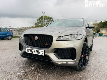 Location: Plymouth - 2017 JAGUAR F-PACE V6 S AWD D AUTO ESTATE REG: OV67VNG, 2993cc DIESEL, 8 SPEED AUTO DIESEL, Former Keepers: 1, Keys: Yes, MOT Expiry date: 15/08/2026