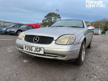 Location: Plymouth - 1997 MERCEDES SLK 230 KOMPRESSOR AUTO Sports REG: R256JGP, Keys: No, MOT Expiry date: 08/11/2024, 2295 Petrol, AUTO, Former Keepers: 4