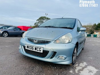Location: Plymouth - 2006 HONDA JAZZ SE SPORT 5 Door Hatchback REG: WK06WCG, Keys: No, MOT Expiry date: 28/09/2025, 1339 Petrol, 5 Speed Manual Petrol, Former Keepers: 6