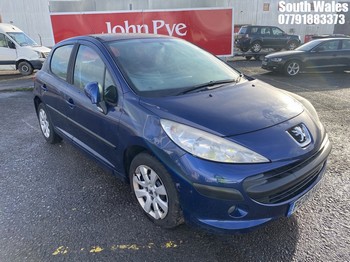 Location: South Wales - 2008 PEUGEOT 207 S 5 Door Hatchback REG: PE08FKJ, Keys: No, MOT Expiry date: 04/11/2025, 1397 Petrol, 5 Speed Manual Petrol, Former Keepers: 8