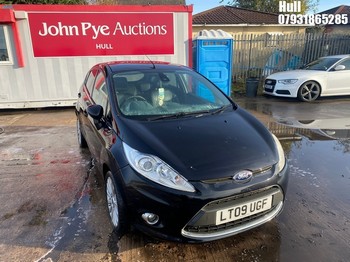 Location: Hull - 2009 FORD FIESTA TITANIUM 68 TDCI 5 Door Hatchback REG: LT09UGF, Keys: No, MOT Expiry date: 28/02/2025, 1399 Diesel, 5 Speed Manual Diesel, Former Keepers: 3