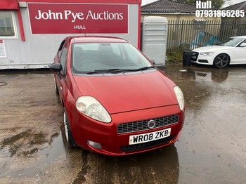 Location: Hull - 2008 FIAT GRANDE PUNTO ACTIVE 65 5 Door Hatchback REG: WR08ZKB, Keys: No, MOT Expiry date: 14/04/2025, 1242 Petrol, 5 Speed Manual Petrol, Former Keepers: 5