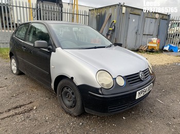 Location: Leeds - 2004 VOLKSWAGEN POLO TWIST 3 Door Hatchback REG: YP54UEM, Keys: No, MOT Expiry date: 21-01-2026, 1390 Petrol, 5 Speed Manual Petrol, Former Keepers: 5