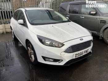 Location: Hayes - 2016 FORD FOCUS TITANIUM AUTO 5 Door Hatchback REG: DS66FMG, Keys: No, MOT Expiry date: 27/06/2025, 999 Petrol, 6 Speed Auto Petrol, Former Keepers: 3