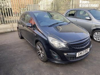 Location: Hayes - 2013 VAUXHALL CORSA BLACK EDITION 3 Door Hatchback REG: GN13RVZ, Keys: No, MOT Expiry date: 23/06/2025, 1362 Petrol, 5 Speed Manual Petrol, Former Keepers: 4