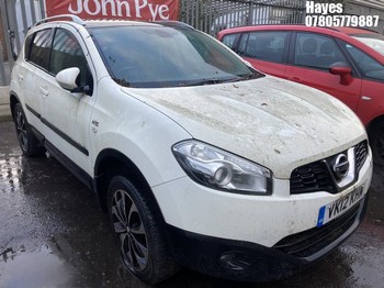 Location: Hayes - 2012 NISSAN QASHQAI N-TEC DCI 5 Door Hatchback REG: VK12KHM, Keys: No, MOT Expiry date: 31/01/2025, 1461 Diesel, 6 Speed Manual Diesel, Former Keepers: 4